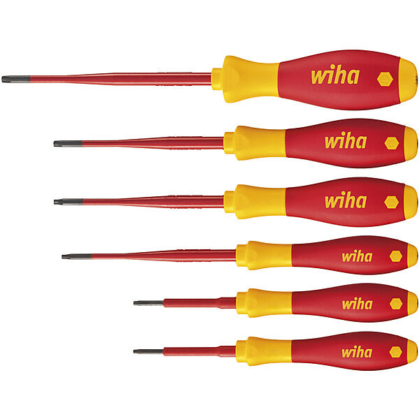 Wiha 6-rund Schraubendreher SoftFinish electric 3251SF K6 SATZ 6tlg